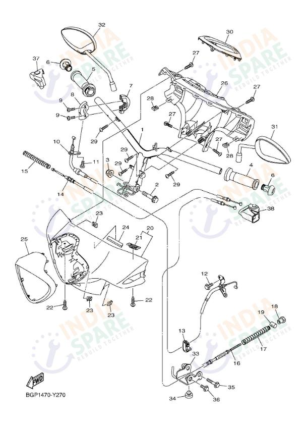 STEERING HANDLE & CABLE